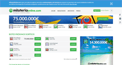Desktop Screenshot of miloteriaonline.com
